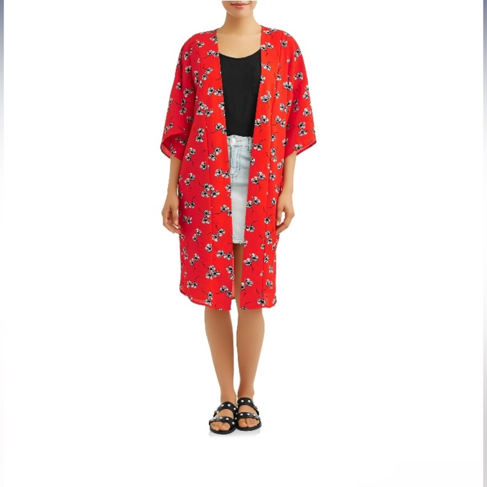 Loramendi Women's Woven Kimono Jacket Size M